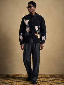 AKNOTIC Brand - Men's Autumn/Winter Fashion Butterfly Cardigan - Black - View 11