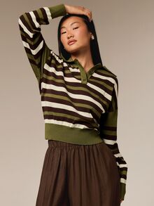 COSMINA Women's Colorblock Casual Daily Long Sleeve Sweater - Multicolor - View 5