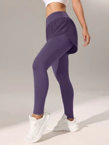 Velisys Velisys 2pcs High Waist Butt Lifting Yoga Workout Leggings - Multicolor - View 3