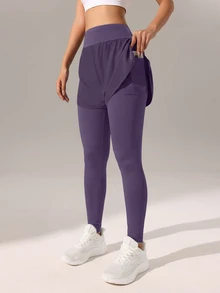Velisys Velisys 2pcs High Waist Butt Lifting Yoga Workout Leggings - Multicolor - View 5