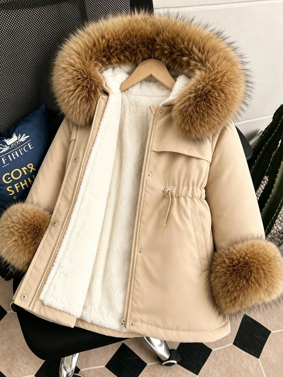 SHEIN Tween Girls Winter Coats