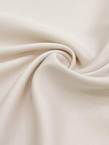 RosyDaze Women's Autumn/Winter Elegant Apricot Commute Waist Pleated Ruffle Dress, Suitable For Daily Commute And Other Occasions, Elegant Mid-Length Dress - Apricot - View 5