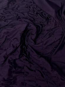 Levarali Women's Solid Color Pleated Halter Neck Fitted Versatile Daily Vacation Outing Top Dark Purple Summer Boho - Purple - View 7