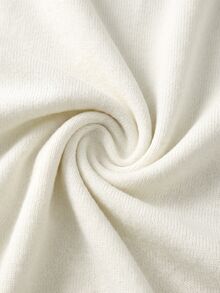 LUMIGAL Women's Elegant Fashion Button Contrast Color Knit Cardigan - White - View 4