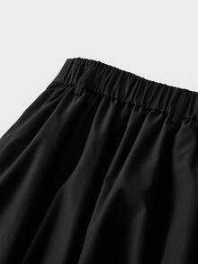 SWAVVY Men's Fashion Commuter Design Pants - Black - View 5