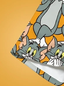 Notgurli TOM & JERRY X SHEIN 男士印花時尚四角內褲 (2件組) - 彩色 - 查看 3