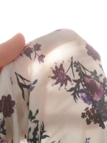 SHEIN 少女復古格紋印花休閒簡約修身圓領長袖上衣＋長褲兩件套居家服，適合秋冬，貼身舒適 - 紫色 - 查看 6