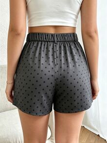 Franclia Quần short nữ màu đen cài cúc cạp vừa ống đứng phong cách thường ngày thanh lịch, phù hợp đi làm, công sở trang trọng, mặc hằng ngày, đa năng cho mùa hè và mùa thu - Nhiều màu - Xem 6