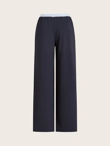 SHEIN ICON 女士y2k灰色系繩子腰帶火焰印花運動長褲 - 彩色 - 查看 8