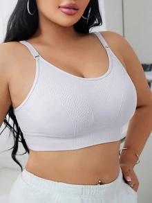 SHEIN 大尺碼女款無縫舒適睡眠底層內褲 1件裝 - 白色 - 查看 5