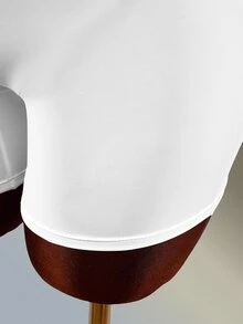 Amplova Sleeveless Fitted Backless Athletic Romper Gym Going Out Fitness Fashion Black Casual Going Out White Race Back Backless Front Zipper Daily Wear Gym - White - View 8