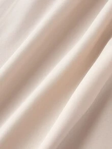 SHEIN MOD 復古皇室對比收腰長洋裝，巴洛克荷葉邊，奢華宮廷風，米色，秋季，復古 70 年代，卡其棕派對舞會，萬聖節 - 棕色 - 查看 4