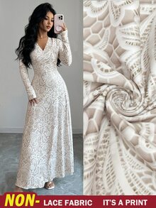 Elenzga Women Long Dresses - Apricot - View 5