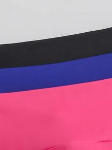 SHEIN Velisys Women's Gradient Tummy Control Yoga Fitness Tight Sports Shorts Set - Multicolor - View 8