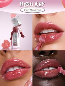 SHEGLAM Glass Lock Air Gloss-High Key Lip Combo Brand Beauty Cosmetic Makeup For Women And Girls - High Key - View 2