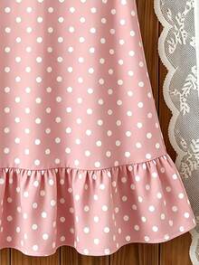 Emery Rose Kids Emery Rose Kids 女童波點休閒度假旅行洋裝 - 彩色 - 查看 5