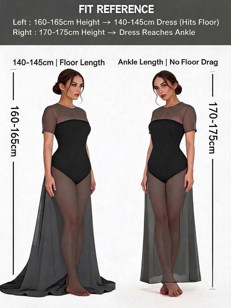 SHEIN Clasi Plus Size Women's Spring/Summer Elegant Sophisticated Elastic Off-Shoulder Cinched Waist Patchwork Short Sleeve Dress - Dark Green - View 8