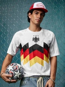 EVRINFINITE German Tank Men's & Youth Football Jersey, Crew Neck Design Comfortable Top, Suitable For Match, Daily Wear, Gift Sports - Multicolor - View 2