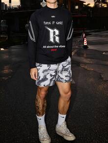 Gym Rark Men Sports Tees & Tanks - Black - View 5