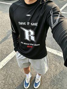Gym Rark Men Sports Tees & Tanks - Black - View 1