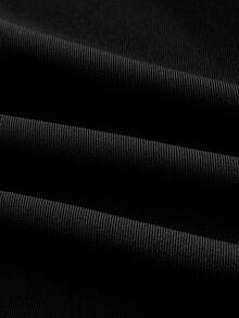 GETOML Men's Casual Everyday Commute Minimalist Solid Color Pleated Loose Pants, Vacation, Father's Day Gifts, Football - Black - View 7