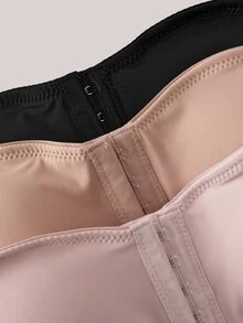 Veilyse 3件套无肩带无钢圈聚拢文胸，防滑后扣，舒适休闲日常穿着抹胸文胸，女士 - 彩色 - 查看 15