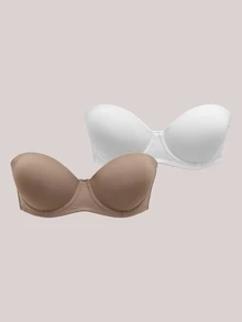 Veilyse 2pcs/Set Women's Underwire Bra - Multicolor - View 9