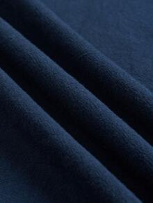 Omancia Women Long Dresses - Navy Blue - View 5