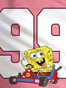 SpongeBob SquarePants | SHEIN 女款數位卡通印花休閒百搭日常穿著T恤 - 白色 - 查看 5