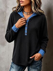 Linhara CURVE Plus Size Sweatshirts & Hoodies Fall - Multicolor - View 1