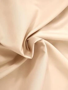SHEIN Casuvi Kids 青少年女孩返校季復古卡其色雙排扣腰帶翻領中長版大衣 秋冬款 - 彩色 - 查看 8