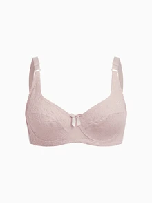 Slumbrini 3 Peças Sutiãs Plus Size para Mulheres, Cor Sólida, Renda Fina, Sem Arame, Laço, Levantamento Subbusto, Lingerie Confortável - Multicolorido - Visão 12