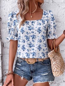 Blue and White