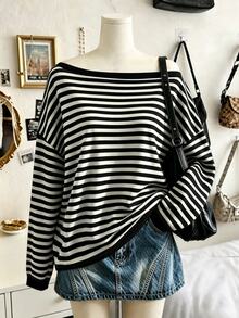 Lalippa Women's Casual Striped Top, Autumn - Multicolor - View 1