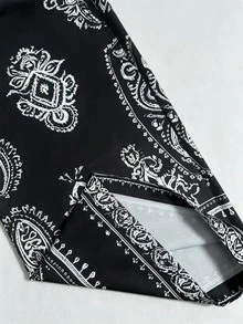 Rovax Vacation Casual All-Over Print Straight Leg Pants - Multicolor - View 3