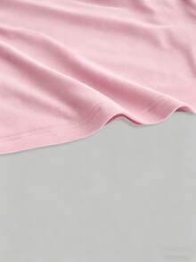 SHEIN ICON 休闲简约粉色背心，适合夏季穿着 - 粉色 - 查看 4