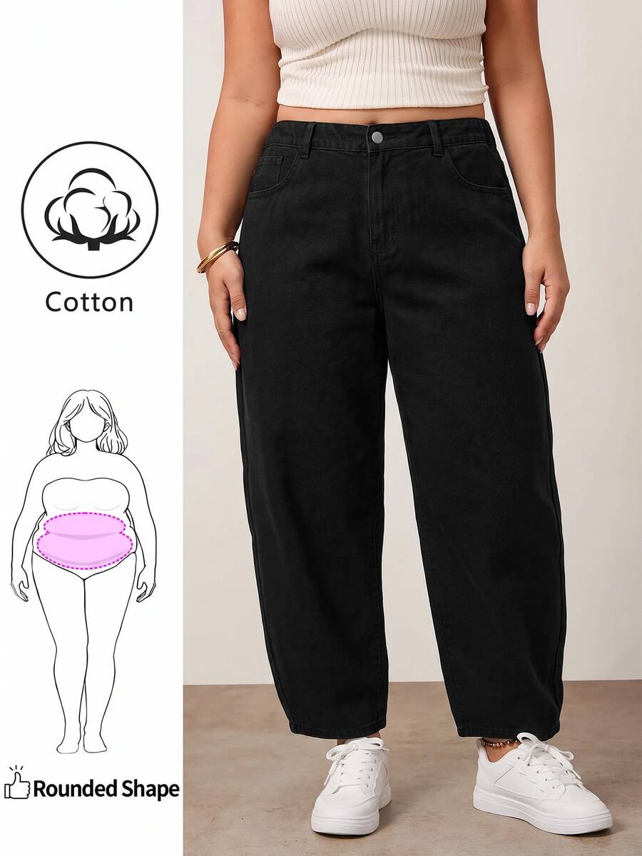 SHEIN CURVE+ Plus Size Women's Casual Dressy Smart Versatile Daily ...