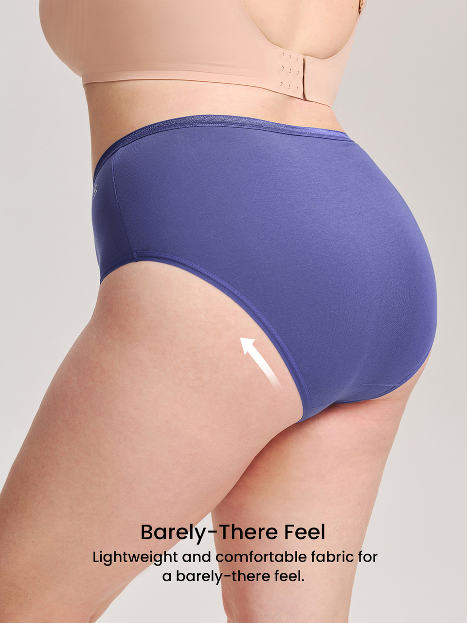 Plus 3-Pack High-Waist Briefs