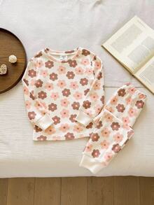 Emery Rose Kids Young Girls Pajamas - Multicolor - View 4