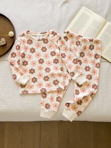 Emery Rose Kids Young Girls Pajamas - Multicolor - View 5