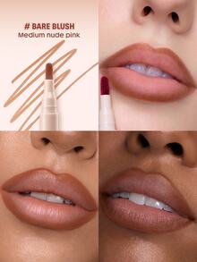 SHEGLAM True Stain 液態唇線筆-012 Bare Blush 持久唇膏絲滑霧面染色液 品牌美妝化妝品 適合女士與女孩 - 012 Bare Blush - 查看 2