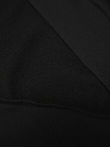 STYNVO 男士休閒字母刺繡連帽衫，秋冬款 - 黑色 - 查看 7