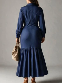 Weeklong Plus Size Dresses Fall - Multicolor - View 2