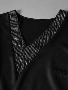 GlowEve CURVE Blus Ukuran Plus - Hitam - View 5