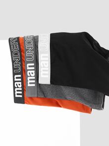 10pcs Men's Soft Breathable Comfortable Letter Waistband Briefs  Multipack Underwear - Multicolor - View 5
