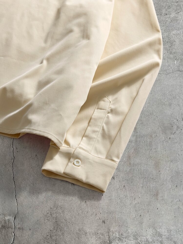 AXEPEAK Men's Casual Versatile Solid Color Shirt And Pants Set - Apricot - View 6
