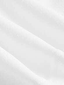SHEIN MOD Top de estructura corsé veraniego blanco sólido con panel de malla asimétrico y dobladillo irregular - Blanco - Ver 4