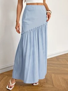 SHEIN Tall Women Skirts - Blue - View 3