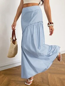 SHEIN Tall Women Skirts - Blue - View 4
