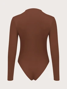 SHEIN Unity 3入組純色褶皺修身連身衣 - 彩色 - 查看 6